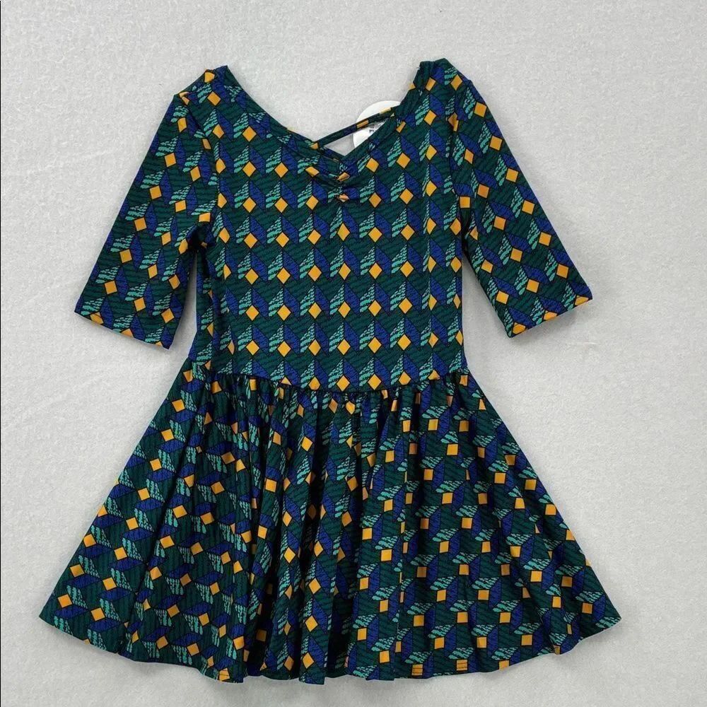 3For$20 DotDot Smile Colorful Geometric Kids Dress